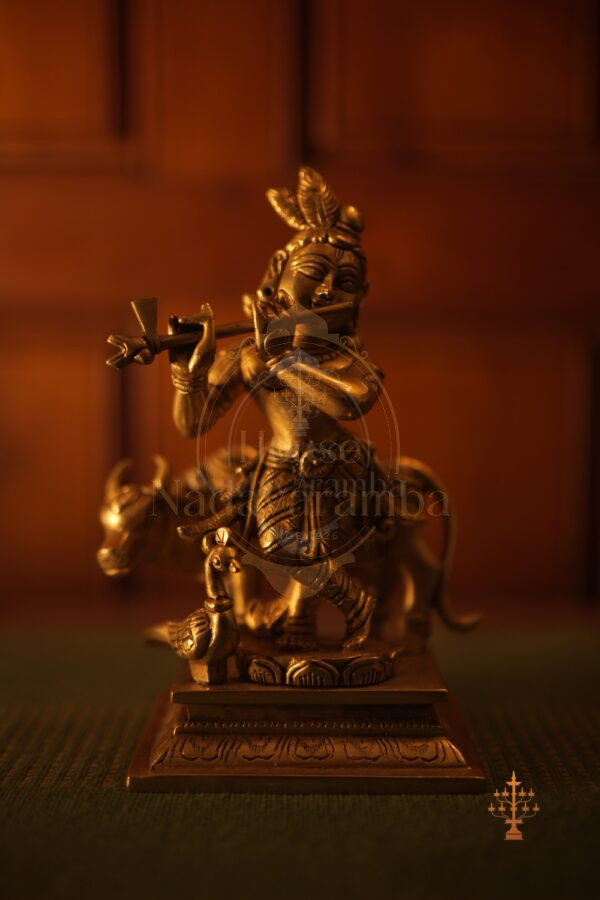 Govinda Krishna with Sacred Cow
