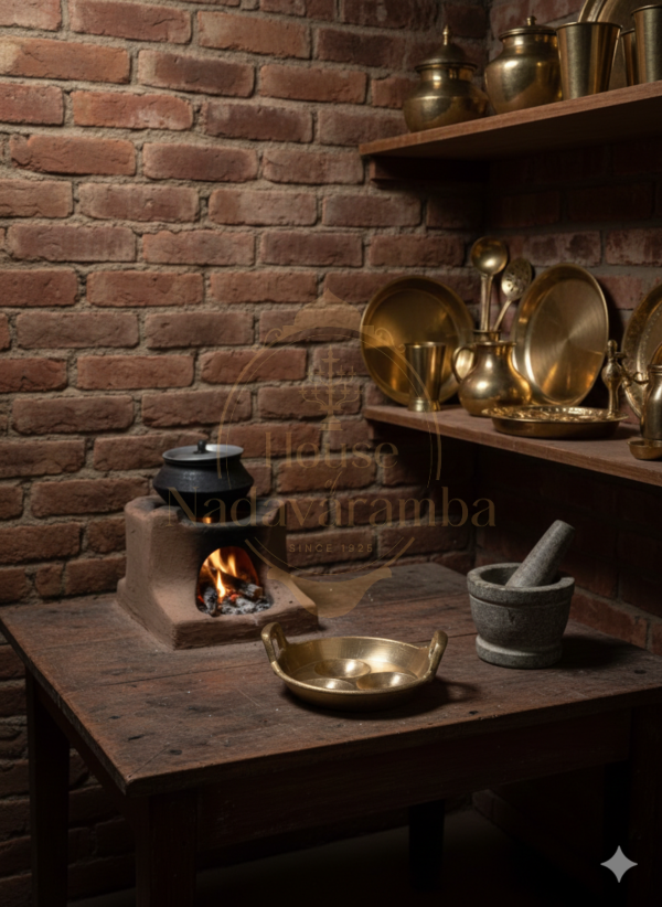 Traditional Three Hole Bronze Appakara | South Indian Paniyaram Pan