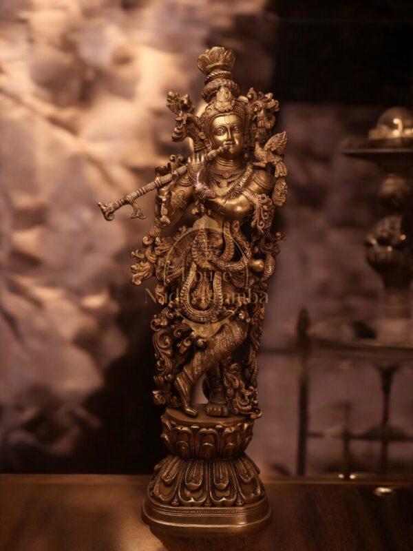 Antique Krishna Idol (29 inch)
