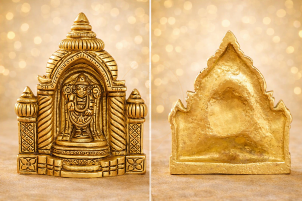 Sri Balaji Solid Brass Idol – Compact Lord Venkateswara Statue
