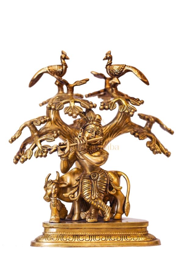 Cow Krishna Idol (12 inch)