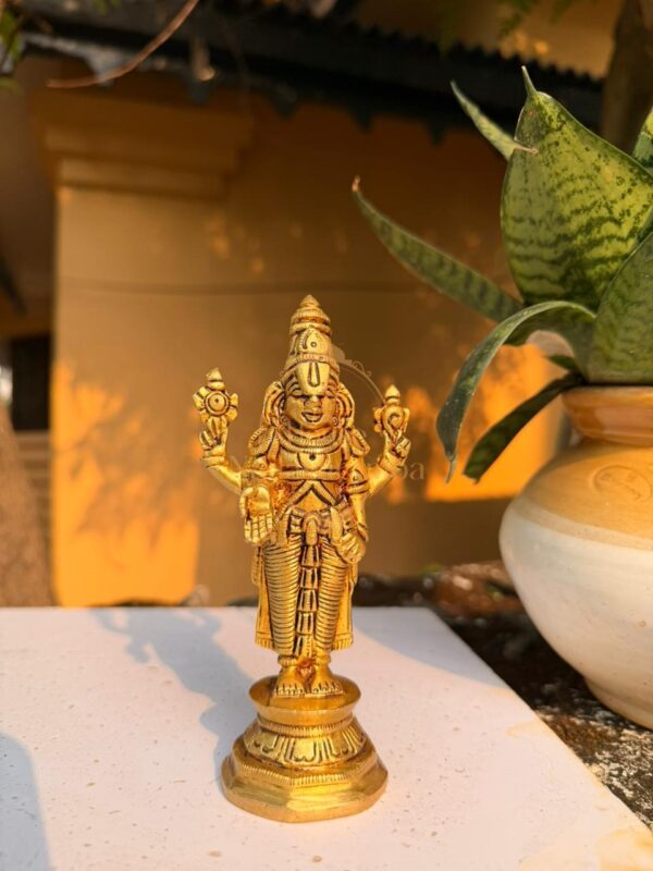 Balaji Super Finish Idol – Solid Brass Lord Venkateswara Statue