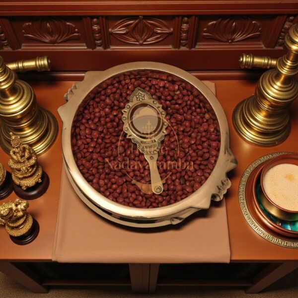 Aranmula Kannadi 1.75 inch Mirror– Handheld Small Model Traditional Metal Mirror